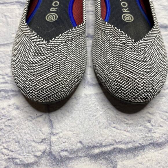 Rothys The Flat in Cherry Ribbon Stripe (retired) - Picture 3 of 7